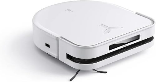 ECOVACS DEEBOT X5 Omni, Robotporszívó állomással, 12800Pa, ZeroTangle, TruEdge Adaptív Nedves Tisztítás, Mosás 70°C-os forró vízben, 15 mm-es emelőpárnák, Fehér
