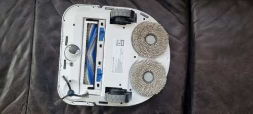 ECOVACS DEEBOT X5 Omni, Robotporszívó állomással, 12800Pa, ZeroTangle, TruEdge Adaptív Nedves Tisztítás, Mosás 70°C-os forró vízben, 15 mm-es emelőpárnák, Fehér