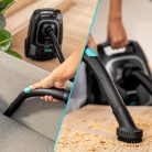 Cecotec Conga Powerbag 4000 XL kézi porszívó 4 literes zsákkal, 890 W, nagy hatékonyságú szűrő, teleszkópos fémcső 