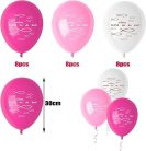 Kommunion dekoráció szett lányoknak – 132 darabos, rózsaszín