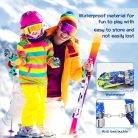 Fengzio Síkesztyűk gyerekeknek, vízálló és szélálló, meleg téli kesztyűk, sportkesztyűk, snowboardhoz (M) méret