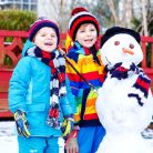 Fengzio Síkesztyűk gyerekeknek, vízálló és szélálló, meleg téli kesztyűk, sportkesztyűk, snowboardhoz (M) méret