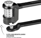 Kryptonite Keeper 585/85 hajtogatható kerékpárzár – számzáras, 85 cm