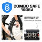 Kryptonite Keeper 585/85 hajtogatható kerékpárzár – számzáras, 85 cm