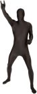 Men's Black Morphsuit teljes test jelmez, (L-es méret), Fekete