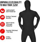 Men's Black Morphsuit teljes test jelmez, (L-es méret), Fekete