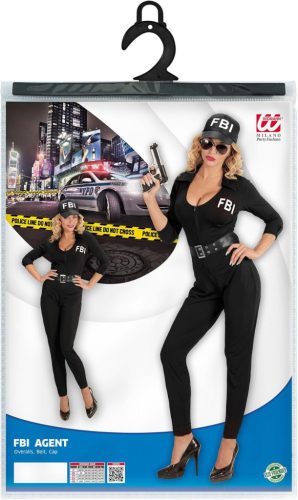 Widmann wdm74031  FBI ügynök jelmez, fekete-( M-es méret)