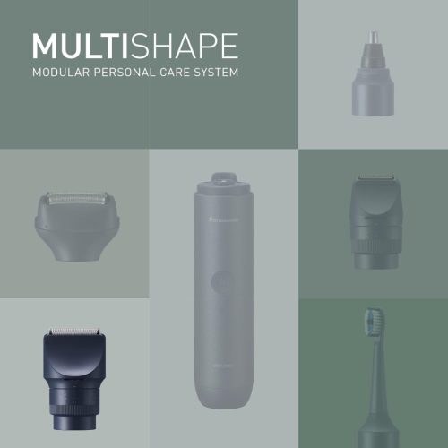 Panasonic MULTISHAPE ER-CTW1 moduláris testápoló rendszer – férfi szakáll- és hajvágó trimmer