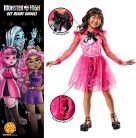 Rubies Draculaura Deluxe Jelmez Lányoknak, Ruha és Fejpánt(L-es méret)