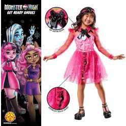   Rubies Draculaura Deluxe Jelmez Lányoknak, Ruha és Fejpánt(L-es méret)