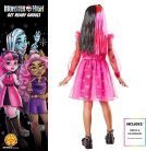 Rubies Draculaura Deluxe Jelmez Lányoknak, Ruha és Fejpánt(L-es méret)