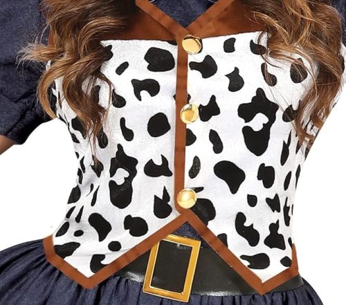 FIESTAS GUIRCA Texas Cowgirl jelmez – Női farsangi, karneváli ruházat(L-es méret)