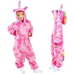   Vcumter gyerekeknek szánt unicorn onesie pizsama (140 -es méret)-Gyári csomagolás nélkül