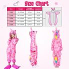 Vcumter gyerekeknek szánt unicorn onesie pizsama (140 -es méret)-Gyári csomagolás nélkül