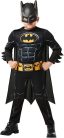 Rubie’s Black Core Batman Deluxe gyerekjelmez – fekete, (Batman alap dizájn)(7-8 éves)