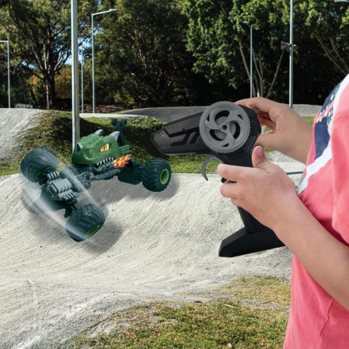 Lexibook Crosslander® Dino – távirányítós dinoszaurusz autó, 10 km/h sebesség, újratölthető-Csomagolás sérült