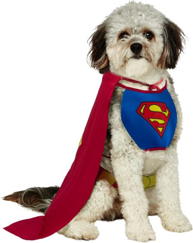 Rubie's 887892M – Hivatalos Superman kutyajelmez (kék/piros, M-es méret)