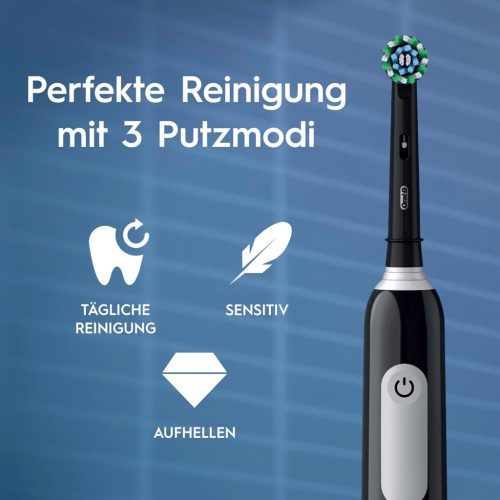 Oral-B Pro Series 1 elektromos fogkefe,, dupo szett kék/fekete