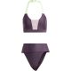 adidas női Sportswear colorblock bikini – Aurora Black / Preloved Fig, XL méret