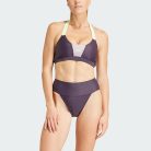 adidas női Sportswear colorblock bikini – Aurora Black / Preloved Fig, XL méret