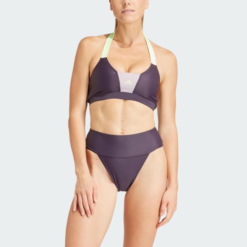 adidas női Sportswear colorblock bikini – Aurora Black / Preloved Fig, XL méret