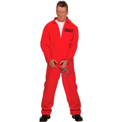   WIDMANN MILANO Party Fashion - Rab jelmez overall és bilincs Rab fegyencnek(M-es méret)