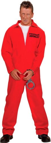 WIDMANN MILANO Party Fashion - Rab jelmez overall és bilincs Rab fegyencnek(M-es méret)