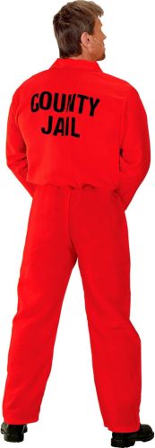 WIDMANN MILANO Party Fashion - Rab jelmez overall és bilincs Rab fegyencnek(M-es méret)
