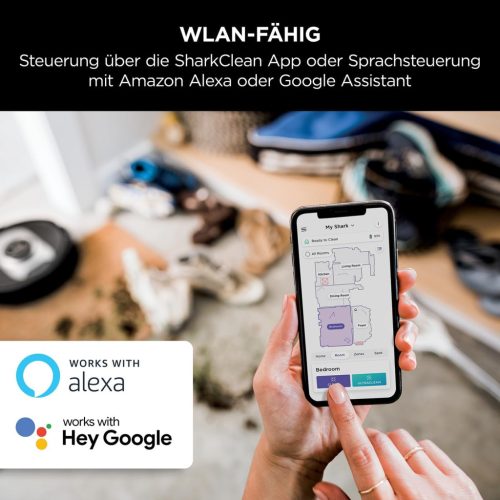 Shark AI 360 robotporszívó [RV2500SEU] Önürítő, antiallergén