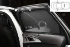 CAR SHADES Set (hátsó oldalsó ajtókhoz) kompatibilis a Skoda SuperB III Kombi 2015-2023 modellekkel (2 darabos) - Egyedi tervezésű napellenzők autókhoz, fekete