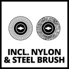 Einhell GC-CC 18 Li-Solo Akkus fugatisztító (3424050) (Akku és töltő nélkül)