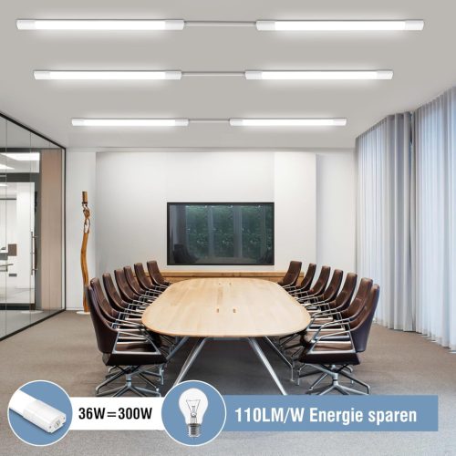 IEGLED LED  világítás 120 cm, Mennyezeti lámpa LED cső 36 W 4000 LM, IP65