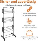 Amazon Basics - Beltéri ruhaszárító torony összecsukható szárnyakkal(40m)