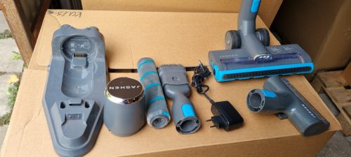 JASHEN intelligens akkumulátoros porszívó, 350 W-os digitális kefe nélküli motor, intelligens szívófunkció