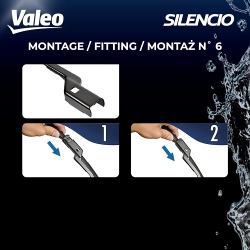VALEO Silencio VF441 ( 574641 )Ablaktörlő lapát 600, 450 mm elöl