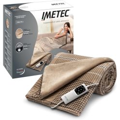   Imetec CaldoPlaid Elegance, Fűthető Pléd, Puha Elektromos Takaró, 180x140 cm,