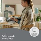 Imetec CaldoPlaid Elegance, Fűthető Pléd, Puha Elektromos Takaró, 180x140 cm,