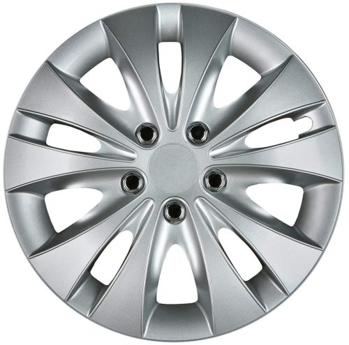 Cartrend 70277 Storm dísztárcsa készlet, 4 darabos, 14 ", ezüst