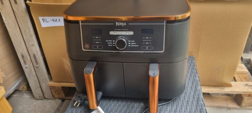 Ninja Foodi MAX DUAL AF400EUCP 2 zónás forrólevegős olajsütő, 9,5 l 