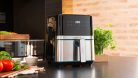 Cecotec Cecofry Full 5500 Pro Forrólevegős sütő 1700W, Fekete-Inox 
