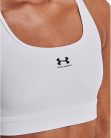 Under Armour UA HG Armour Mid női sportpóló – fehér, párnázás nélküli, S-es méret