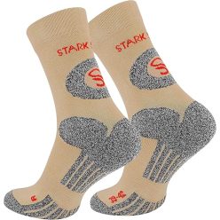   STARK SOUL 2‑pár trekking outdoor zokni –.Férfi/női, bézs, EU 43‑46 méret