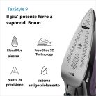 Braun TexStyle 9 SI9661VI gőzölős vasaló FreeGlide 3D technológiával