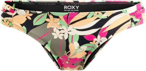 Roxy Beach Classics Cheeky női bikinialsó – pálmamintás, antracit, XS méret