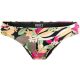 Roxy Beach Classics Cheeky női bikinialsó – pálmamintás, antracit, XS méret