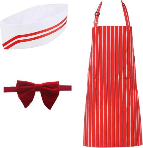 HFCOONY 1950-es évekbeli, 3 részes pincér jelmez szett( Egy méret)