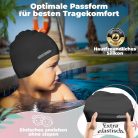 KIDVERSE úszósapka gyerekeknek-fekete(S-es)-Gyári csomagolás nélkül