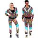WIDMANN Milano Party divatos ,80-as évekbeli öltözék, sportruha, jelmez(S-es méret)