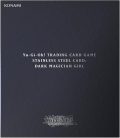 POKEMON Konami Yu-Gi-Oh! egyedi GYŰJTŐI kártya rozsdamentes acélból