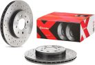 Brembo 08.N123.11 hátsó féktárcsa UV-védelemmel – 2 darabos szett,(Fiat,Dodge,Chrysler,VW)